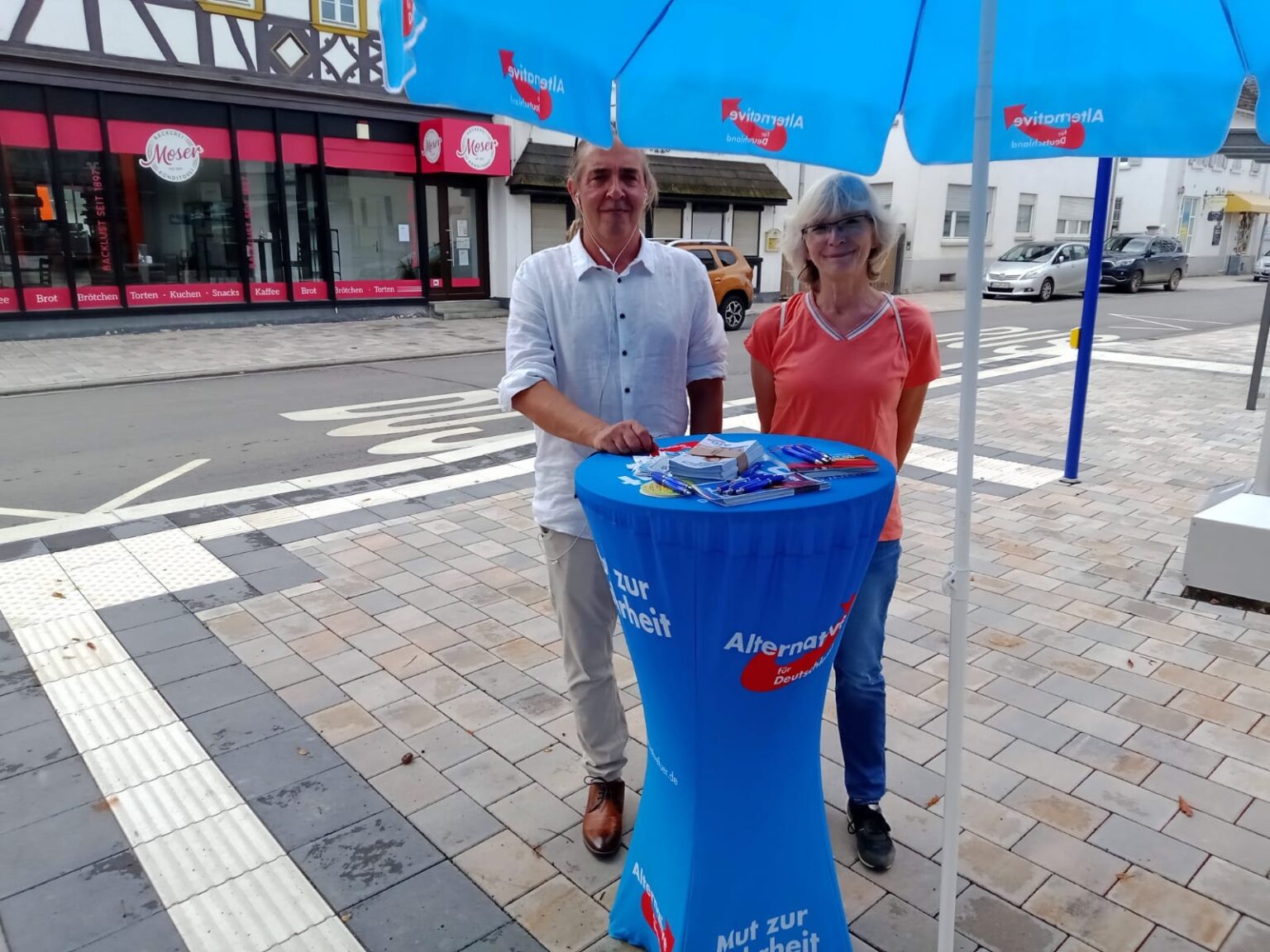 Infostand In Biebesheim Am August Afd Kreisverband Gro Gerau